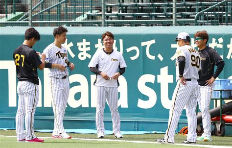 【阪神】本拠地甲子園で投手指名練習 29日dena戦先発予定の西勇輝らが調整 プロ野球写真ニュース 日刊スポーツ