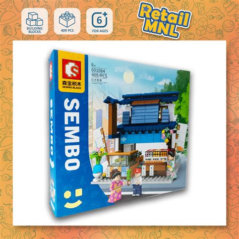 Retailmnl Sembo Block Japanese Street View Japan Building Pcs Girl