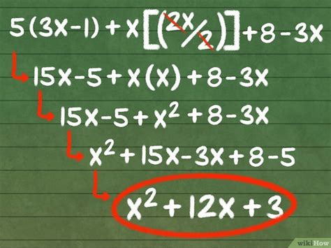 3 Formas De Simplificar Expresiones Algebraicas Wikihow