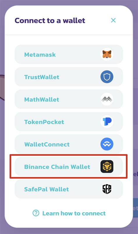 Come Utilizzare Binance Chain Wallet Binance Academy