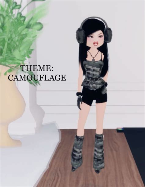 Dress To Impress In 2024 Dress To Impress Camouflage Outfits