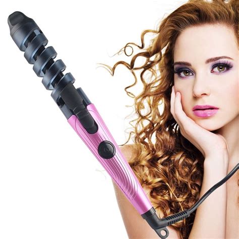 Hair Curler Spiral Hair Curling Irons Electric Hair Curlers Rollers Wand Ceramic Smooth Waves