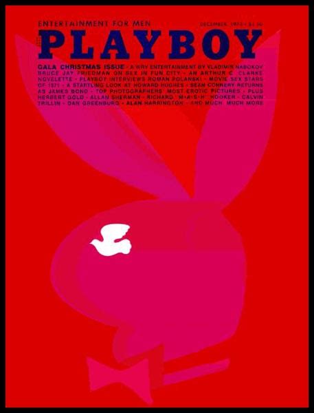 The Cover Playboy Magazine December 1971 Vol 18 No 12