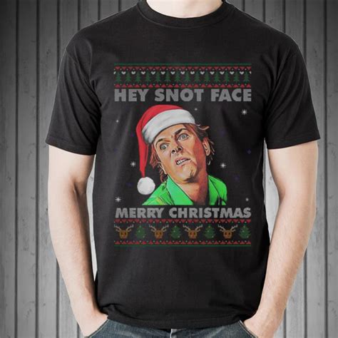 Awesome Drop Dead Fred Hey Snot Face Merry Christmas Ugly Sweater