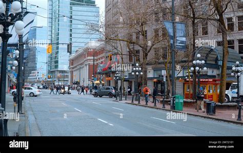 Street View In Gastown The Historic District Of Vancouver City Of