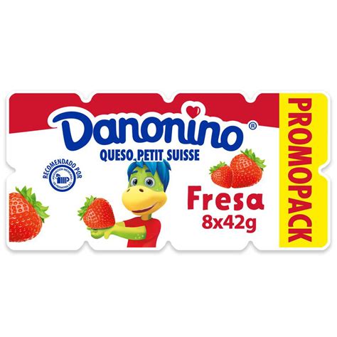 Queso Petit Suisse Danonino Fresa G X