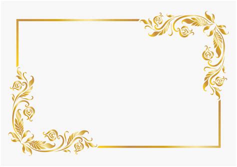 Wedding Corner Border Design Png