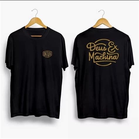 Jual KAOS DEUS EX MACHINA KAOS DEUS CUSTOM KAOS DEUS CANGGU Hitam