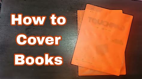 How To Cover Books With Brown Paper How To Cover Book With Plastic