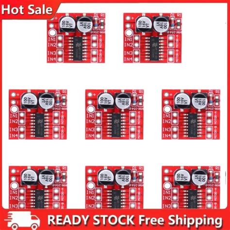 L298N DC MOTOR Drive Controller Module PWM Speed Mini 2.5A Electronic ...