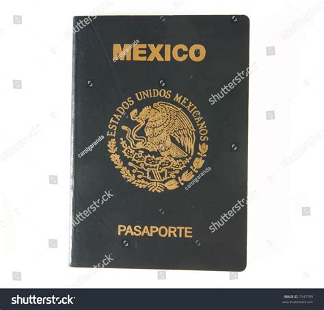 Cover Mexican Passport Stock Photo 7147789 Shutterstock