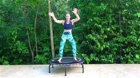 25 Minutes Part 2 Beginners Low Impact Plus Size Rebounding Workout Mini Trampoline Jan 23