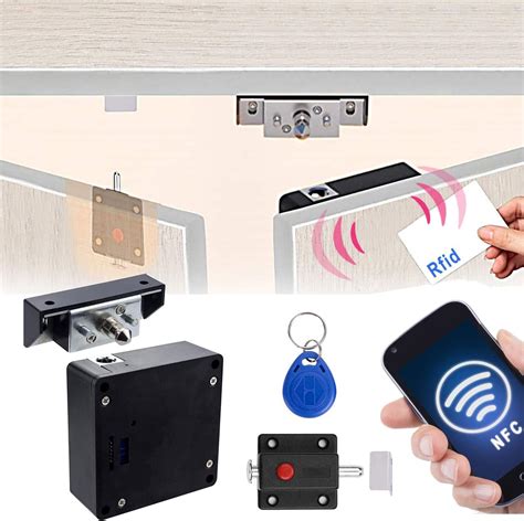 RFID elektronik dolap kilitleri akıllı NFC kilitleri sürgülü mandallı