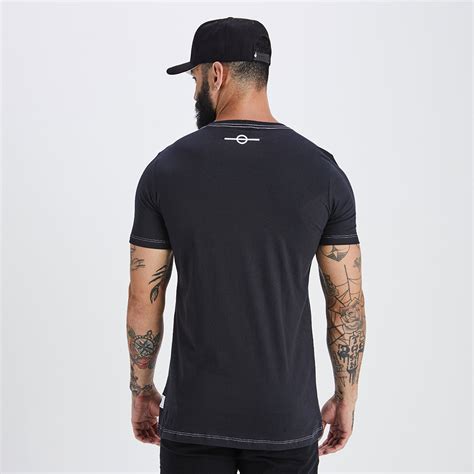 Buh Camiseta Slim Basic Costura P B Preta