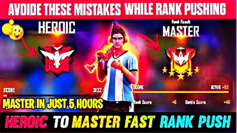 Heroic To Master Fast Rank Push In Hours How To Rank Push In Free