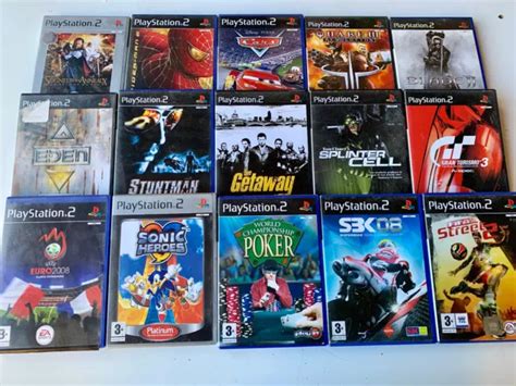 Lot 15 Jeux Ps2 Tous En Vf Action Aventure Stratégie Playstation