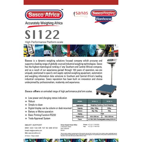 Platform Scales Sasco Africa