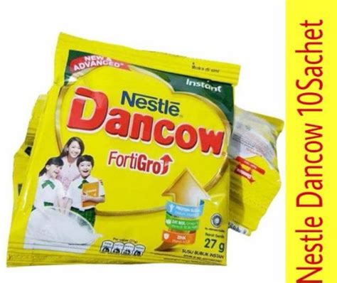 Jual Susu Full Cream Dancow Fortigro Kemasan Sachet 27gram Ecer Per