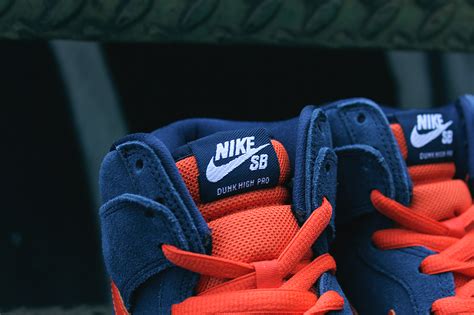 Nike SB Dunk High "Obsidian / Team Orange" Detailed Look - MASSES