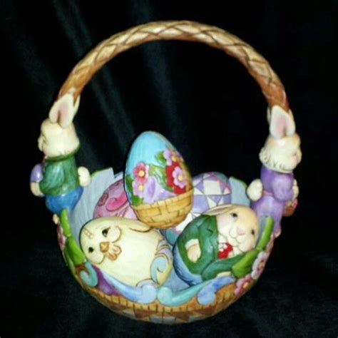 Tisket,tasket, my Jim Shore Easter basket | Jim shore, Easter baskets ...