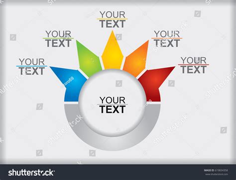 Vector Flow Chart Template Arrows Stock Vector (Royalty Free) 619834358 ...