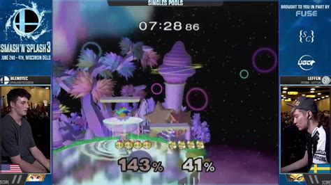 Smash N Splash 3 Leffen Fox Vs Blendtec Peach Round 2 Pools