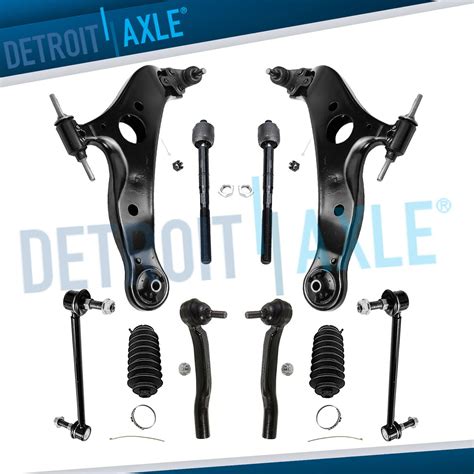 Pc Suspension Kit For Toyota Sienna Control Arm Ball Joints Tie Rods