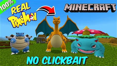 BEST POKEMON MOD FOR MINECRAFT PE 1 20 PIXELMON MOD IN MINECRAFT PE