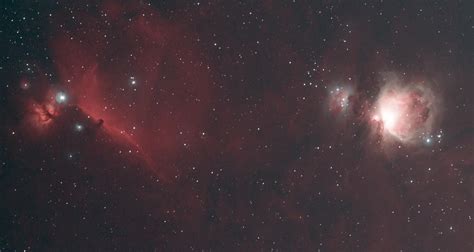 M42 Orion Nebula Ft Horse Head And Flame Nebula Rastronomy