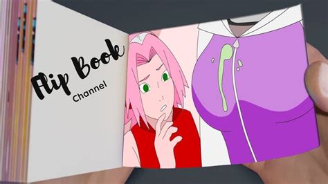 Flip Book Sakura Vs Hinata Naruto Parody Youtube