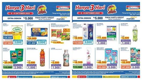 Katalog Promo JSM Indomaret Periode 6 8 Oktober 2023 Diskon Minyak