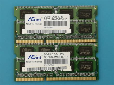 動作確認 Asint製 Ddr3 1333 2gb×2枚組4gb 036400411294gb｜売買されたオークション情報、yahooの