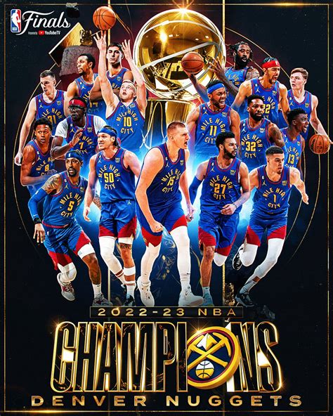 NBA Los Nuggets De Denver Se Proclaman Campeones Por Primera Vez En 47