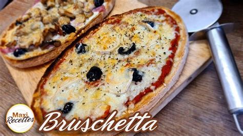 Recette Bruschetta Champignons Jambon Fromage Tomate Bruschetta