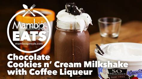 Chocolate Cookies N Cream Milkshake With Coffee Liqueur By So