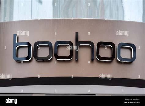 London, UK. 8th Oct, 2020. Boohoo logo seen in London. Credit: Dave ...