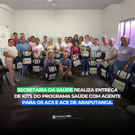 Kits Do Programa Sa De Agente Para Os Acs E Ace De Araputanga