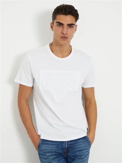 Guess® Triangle Logo T Shirt Men