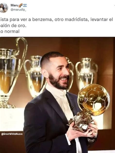 Los Mejores Memes De La Gala Del Balón De Oro Que Ganó Benzema La Ausencia De Messi Y El Puesto