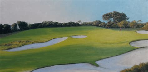 Golf Course Painting at PaintingValley.com | Explore collection of Golf ...