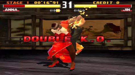 Tekken 3 Anna With Yoshimitsu Moves Arcade Youtube