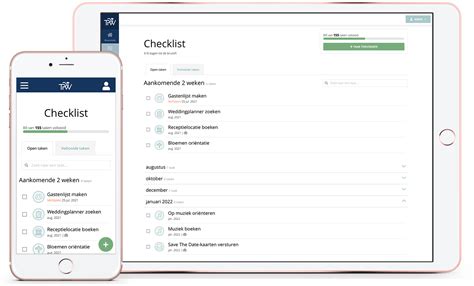 Checklist Bruiloft Alle To Dos Overzichtelijk Theperfectweddingnl