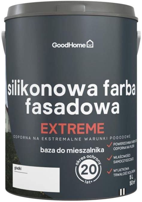 Farba GoodHome Farba Fasadowa 5L Baza B2 Opinie I Ceny Na Ceneo Pl