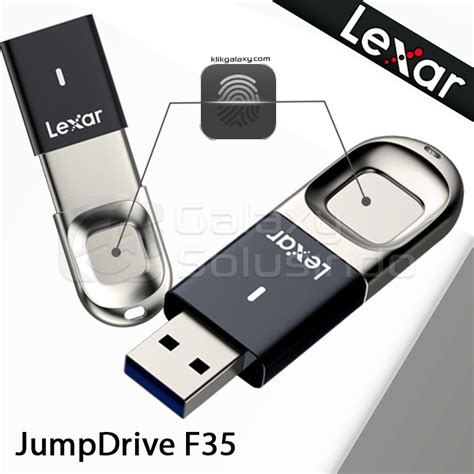 Toko Komputer Online Malang Jual Lexar JUMPDRIVE F35 Fingerprint USB