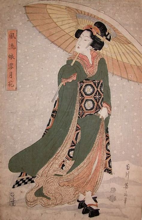 Japanese Geishas Tradition In Art