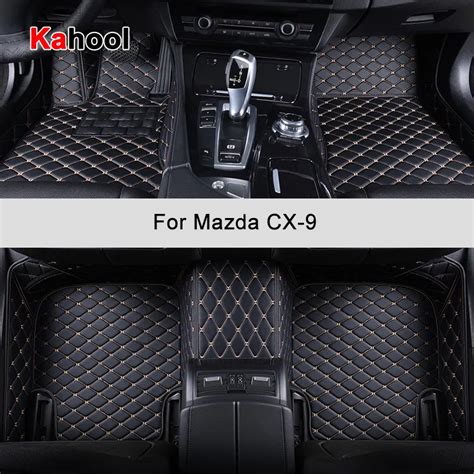 KAHOOL Custom Car Floor Mats For Mazda CX 9 CX9 2006 2015 Years Auto