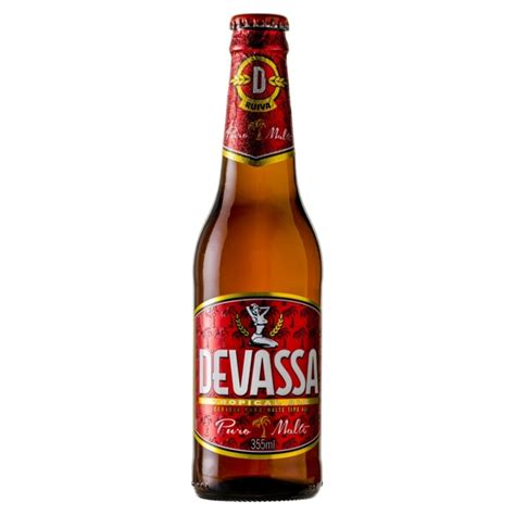 Cerveja Ale Puro Malte Ruiva Devassa Tropical Garrafa 355ml Superbom