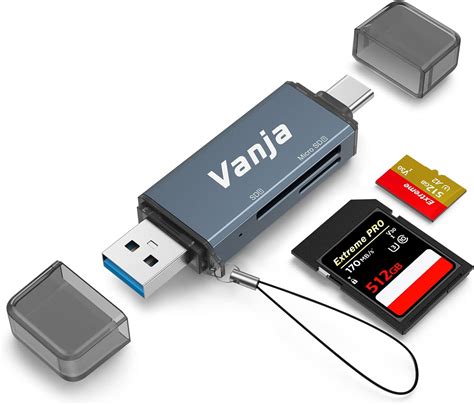 Vanja Sd Card Reader Usb Type C Thunderbolt Sd Micro Sd Card Reader