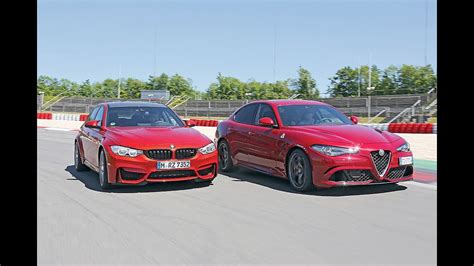 Alfa Romeo Giulia Quadrifoglio Vs BMW M3 YouTube