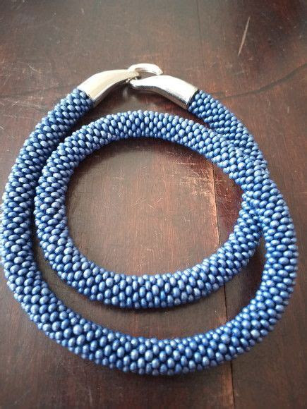 Gargantilha De Mi Angas Choker De Mi Angas Azul Marinho Elo